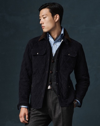 Men's Tan Jackets, Coats, & Vests