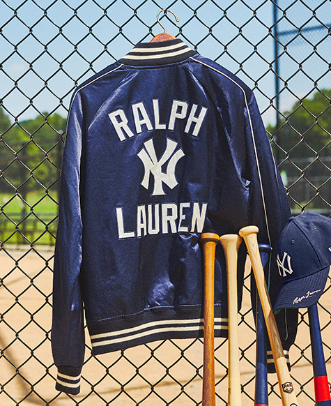 Maker of Jacket Fashion Jackets Polo Ralph Lauren Blue New York Yankees