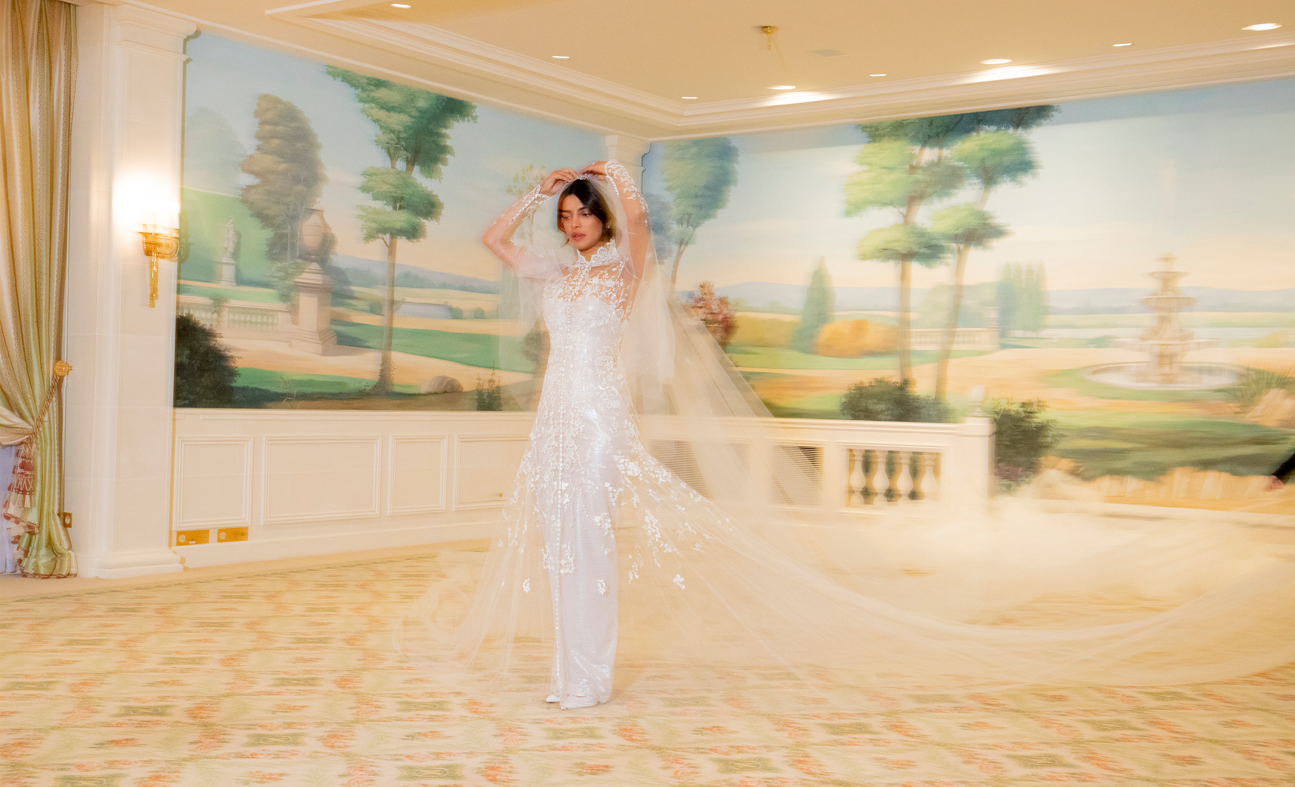 Priyanka Chopra's wedding dress: Watch videos of how her stunning Ralph  Lauren gown was made