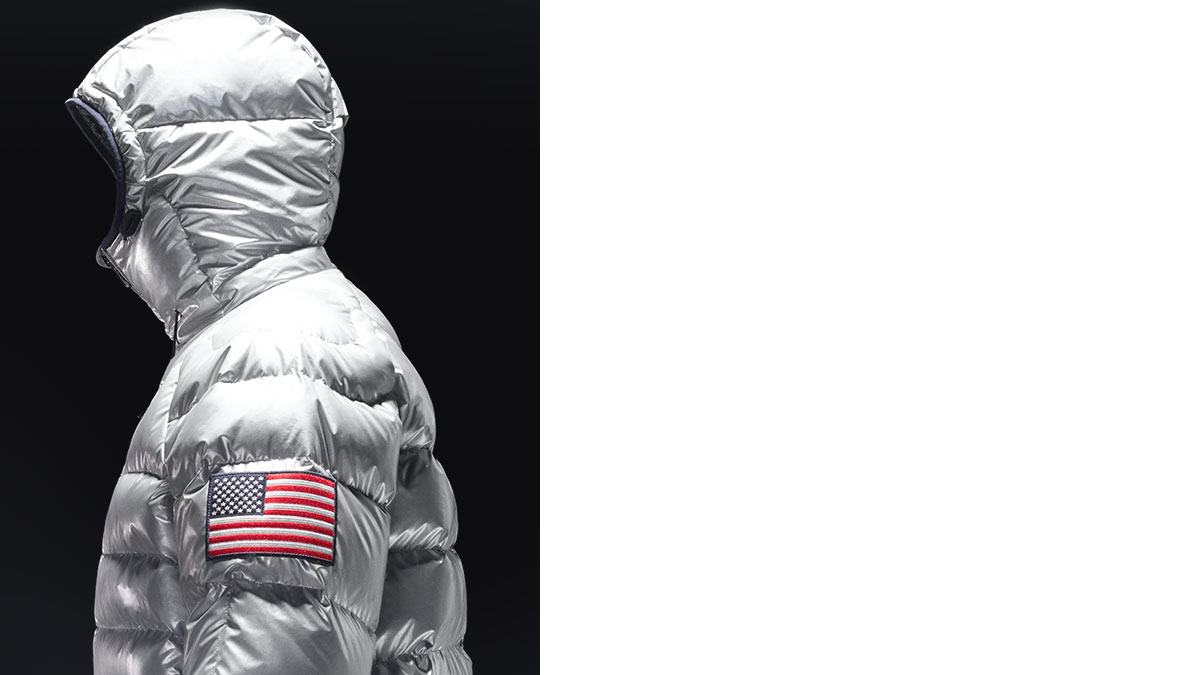 Polo Ralph Lauren VTG NASA Jacket POLO 11 Astronauts Spaceman HEATED Down  Ski