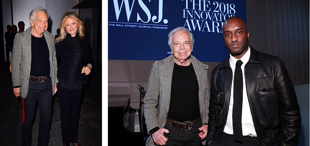 Virgil Abloh, Ralph Lauren at WSJ. Magazine 2018 Innovator Awards