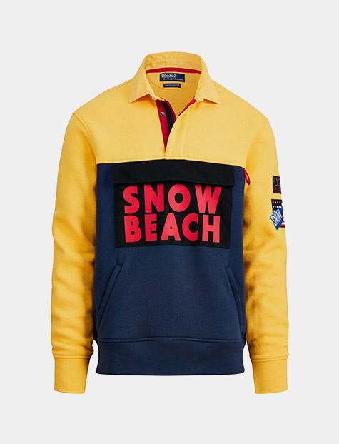 polo snow beach vest